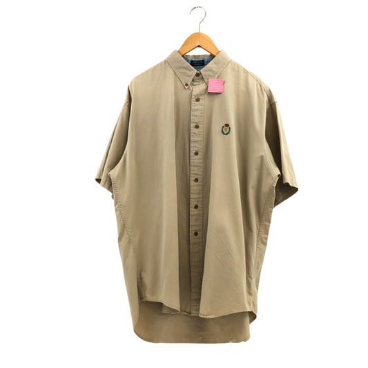 【中古品】【メンズ】 CHAPS RALPH LAUREN チャップス ラルフローレン 半袖シャツ カジュアルシャツ トップス 146-251029-hn-09-fur サイズ：L カラー：ベージュ系 万代Net店