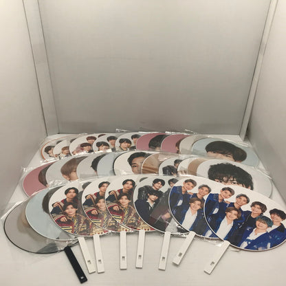 【中古美品】 STRATO うちわ 大量セット なにわ男子 SixTONES timelesz 本体のみあり 086-260917-ti-08-tag 万代Net店