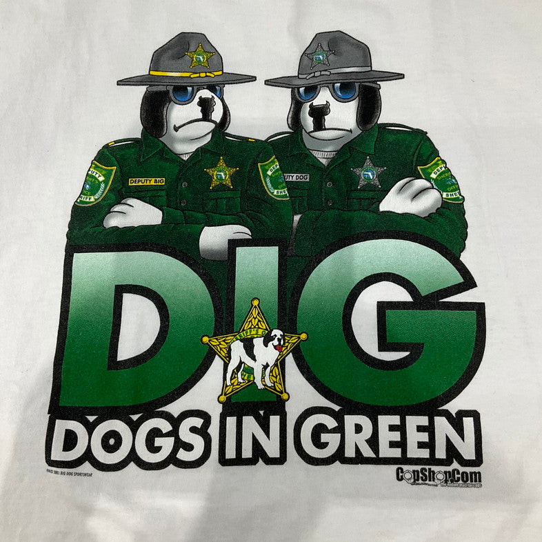 【中古品】【メンズ】 BIG DOGS プリント S/S TEE 147-260328-SS-06-iwa サイズ：L カラー：ホワイト 万代Net店