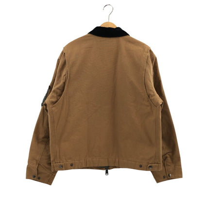 【中古品】【メンズ】 ALPHA INDUSTRIES アルファ インダストリーズ UNFRM DETROIT JACKET 7975252022 ユニフォームデトロイトジャケット ダック地 ミリタリー風 アウター 145-260404-hn-08-fur サイズ：L カラー：ベージュ系 万代Net店