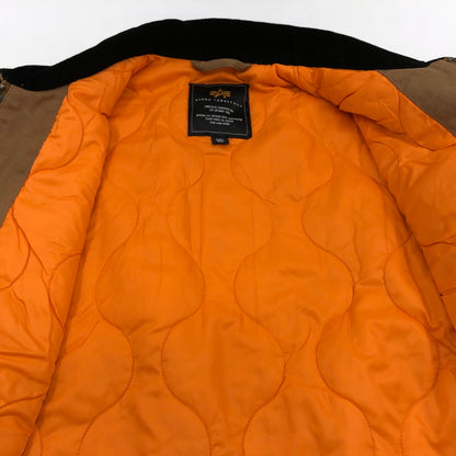 【中古品】【メンズ】 ALPHA INDUSTRIES アルファ インダストリーズ UNFRM DETROIT JACKET 7975252022 ユニフォームデトロイトジャケット ダック地 ミリタリー風 アウター 145-260404-hn-08-fur サイズ：L カラー：ベージュ系 万代Net店
