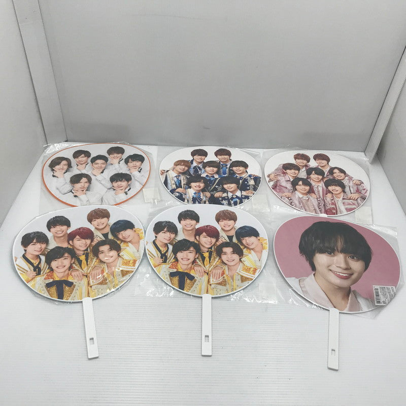 【中古美品】 STRATO うちわ 大量セット なにわ男子 SixTONES timelesz 本体のみあり 086-260917-ti-08-tag 万代Net店