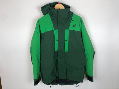 【中古品】【メンズ/レディース】 GOLDWIN 23-24モデル G13304 2 tone Color Work Pocket Jacket スノーボードジャケット 120-260826-ns-09-teih サイズ：M カラー：グリーン 万代Net店