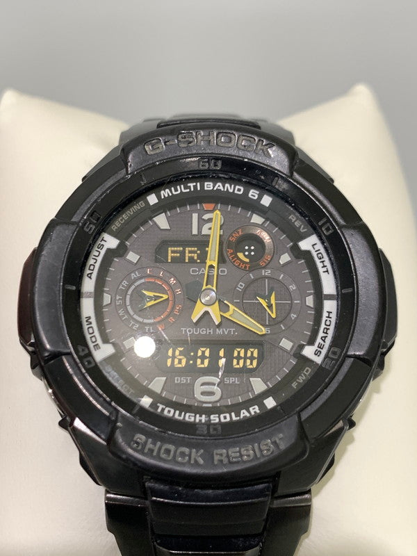 【中古品】G-SHOCK ジーショック GW-3500BD-1AER SKY COCKPIT ソーラー腕時計 スカイコックピット ウォッチ 196-241129-me-06-min カラー：ブラック 万代Net店