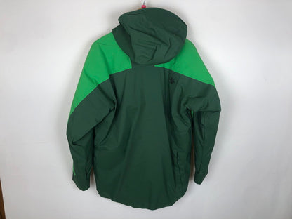 【中古品】【メンズ/レディース】 GOLDWIN 23-24モデル G13304 2 tone Color Work Pocket Jacket スノーボードジャケット 120-260826-ns-09-teih サイズ：M カラー：グリーン 万代Net店