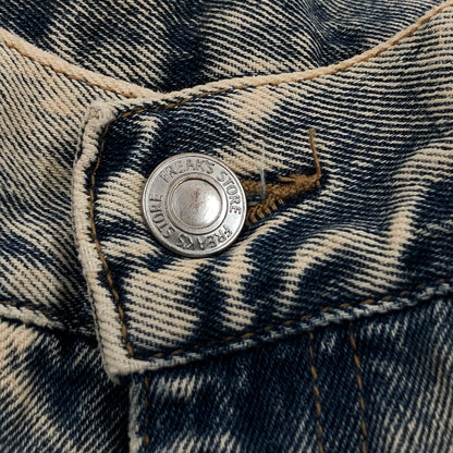 【中古品】【メンズ】 FREAK'S STORE フリークスストア MR HEARTS VINTAGE WASH WIDE STRAIGHT DENIM 1243280400001 デニムパンツ ボトムス 158-260627-hn-12-fur サイズ：L カラー：ブルー系 万代Net店