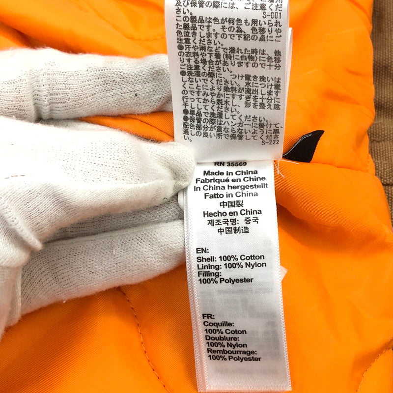 【中古品】【メンズ】 ALPHA INDUSTRIES アルファ インダストリーズ UNFRM DETROIT JACKET 7975252022 ユニフォームデトロイトジャケット ダック地 ミリタリー風 アウター 145-260404-hn-08-fur サイズ：L カラー：ベージュ系 万代Net店
