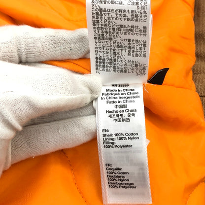 【中古品】【メンズ】 ALPHA INDUSTRIES アルファ インダストリーズ UNFRM DETROIT JACKET 7975252022 ユニフォームデトロイトジャケット ダック地 ミリタリー風 アウター 145-260404-hn-08-fur サイズ：L カラー：ベージュ系 万代Net店