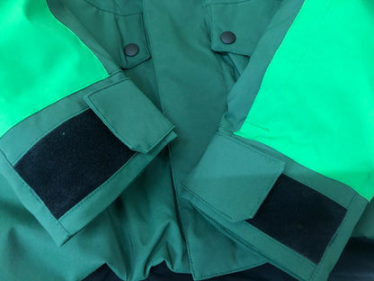 【中古品】【メンズ/レディース】 GOLDWIN 23-24モデル G13304 2 tone Color Work Pocket Jacket スノーボードジャケット 120-260826-ns-09-teih サイズ：M カラー：グリーン 万代Net店