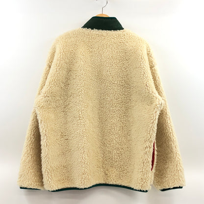 【中古品】【メンズ】 CHAMPION チャンピオン BOA JACKET C8-Q646 ボアジャケット フリース アウター 148-260916-hn-01-fur サイズ：L カラー：クリーム/グリーン 万代Net店