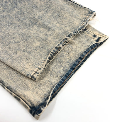 【中古品】【メンズ】 FREAK'S STORE フリークスストア MR HEARTS VINTAGE WASH WIDE STRAIGHT DENIM 1243280400001 デニムパンツ ボトムス 158-260627-hn-12-fur サイズ：L カラー：ブルー系 万代Net店