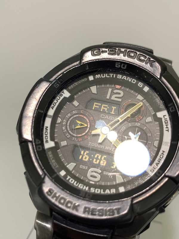 【中古品】G-SHOCK ジーショック GW-3500BD-1AER SKY COCKPIT ソーラー腕時計 スカイコックピット ウォッチ 196-241129-me-06-min カラー：ブラック 万代Net店