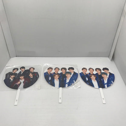 【中古美品】 STRATO うちわ 大量セット なにわ男子 SixTONES timelesz 本体のみあり 086-260917-ti-08-tag 万代Net店