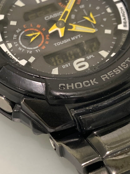 【中古品】G-SHOCK ジーショック GW-3500BD-1AER SKY COCKPIT ソーラー腕時計 スカイコックピット ウォッチ 196-241129-me-06-min カラー：ブラック 万代Net店