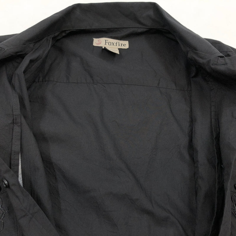 【中古品】【メンズ】 FOXFIRE フォックスファイヤー CUBAN S/S SHIRT キューバシャツ 半袖シャツ トップス 146-260627-hn-13-fur サイズ：M カラー：ブラック 万代Net店