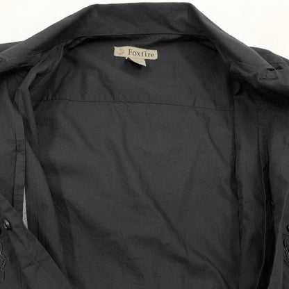 【中古品】【メンズ】 FOXFIRE フォックスファイヤー CUBAN S/S SHIRT キューバシャツ 半袖シャツ トップス 146-260627-hn-13-fur サイズ：M カラー：ブラック 万代Net店