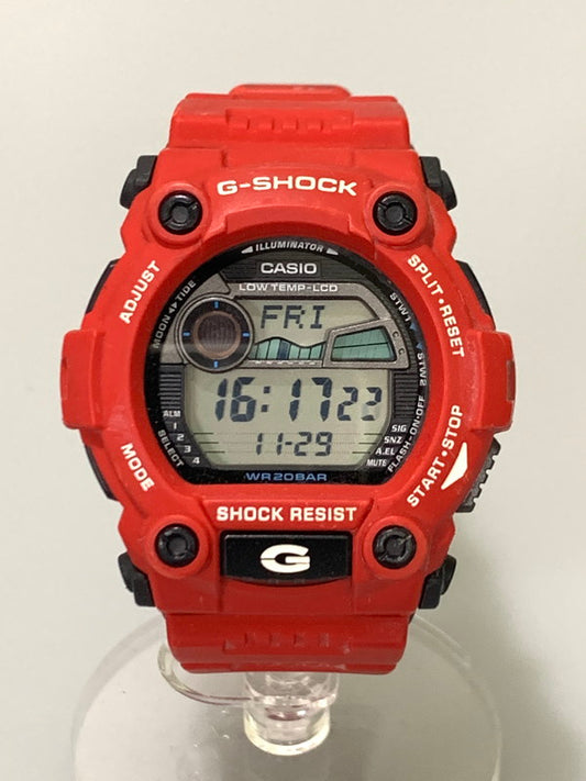 【中古品】【メンズ】 G-SHOCK ジーショック G-7900A-4 デジタル クォーツ腕時計 ウォッチ 196-241129-me-07-min カラー：レッド 万代Net店