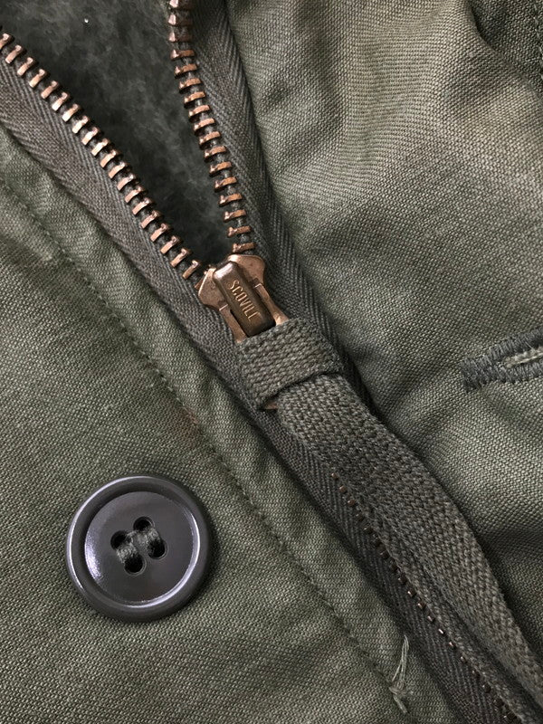【現状渡し品】【メンズ】 U.S. NAVY アメリカ海軍 70'S A-2 DECK JACKET 8415-753-5611 70年代 デッキジャケット SCOVILLジッパー アウター 146-261024-na-04-tagh サイズ：S カラー：カーキ 万代Net店