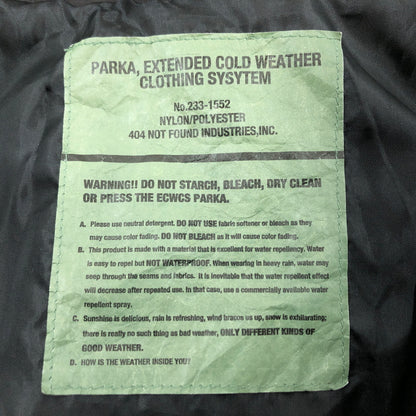 【中古品】【メンズ】 FREAK’S STORE フリークスストア 23AW ECWCS GEN2 COLD WEATHER PARKA 233-1552 コールド ウェザー パーカー マウンテンパーカー アウター 147-260916-hn-02-fur サイズ：M カラー：ブラック 万代Net店