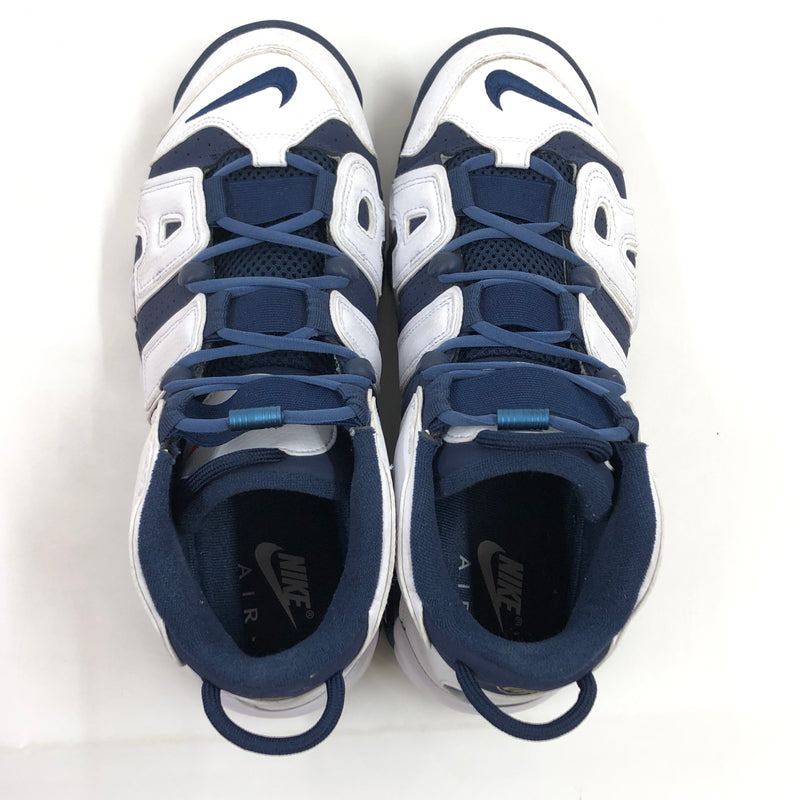 【中古品】【メンズ】 NIKE ナイキ AIR MORE UPTEMPO '96 "OLYMPIC"(2024) FQ8182-100 エアモアアップテンポ '96 オリンピック(2024) スニーカー シューズ 靴 160-260628-hn-01-fur サイズ：28.5cm US10.5 カラー：ホワイト/ミッドナイトネイビー 万代Net店