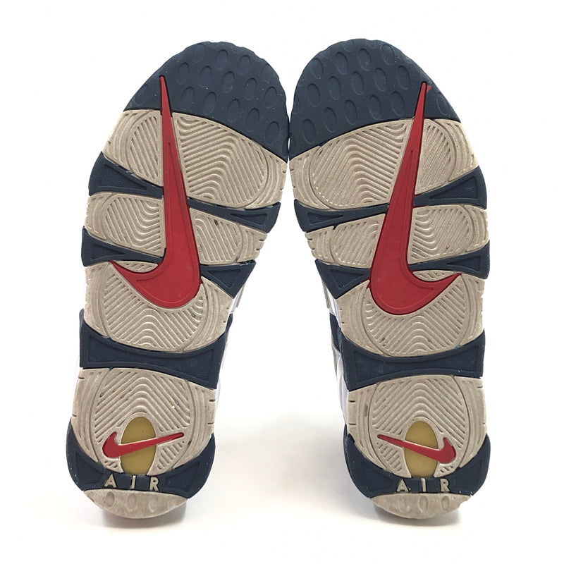 【中古品】【メンズ】 NIKE ナイキ AIR MORE UPTEMPO '96 "OLYMPIC"(2024) FQ8182-100 エアモアアップテンポ '96 オリンピック(2024) スニーカー シューズ 靴 160-260628-hn-01-fur サイズ：28.5cm US10.5 カラー：ホワイト/ミッドナイトネイビー 万代Net店