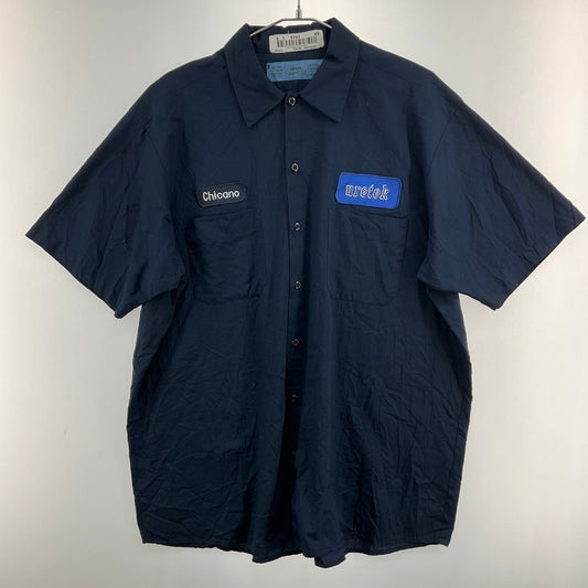 【中古品】【メンズ】 CINTAS S/S WORK SHIRT 146-260328-SS-10-iwa サイズ：XL カラー：ネイビー 万代Net店