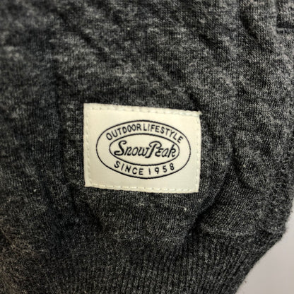 【中古品】【メンズ】 snowpeak スノーピーク NATURAL WARM STRETCH PULLOVER 144-240812-yk-3-tom サイズ：L カラー：グレー 万代Net店