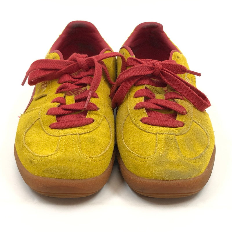 【ジャンク品】【メンズ】 PUMA プーマ PALERMO 396463-01 パレルモ スニーカー シューズ 靴 163-260405-hn-02-fur サイズ：27.5cm US 9.5 カラー：ペレイエロー/クラブレッド 万代Net店