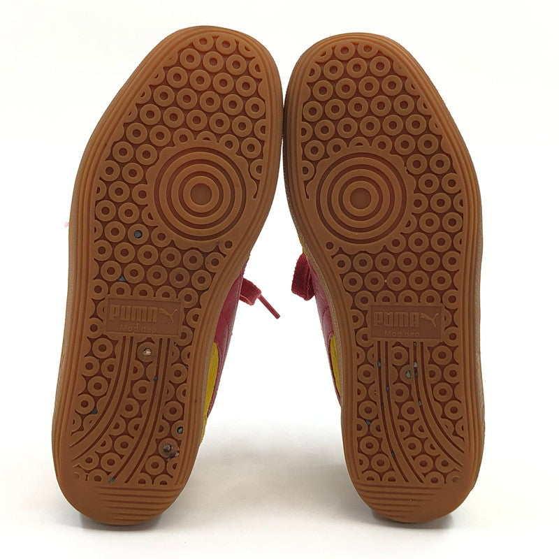 【ジャンク品】【メンズ】 PUMA プーマ PALERMO 396463-01 パレルモ スニーカー シューズ 靴 163-260405-hn-02-fur サイズ：27.5cm US 9.5 カラー：ペレイエロー/クラブレッド 万代Net店