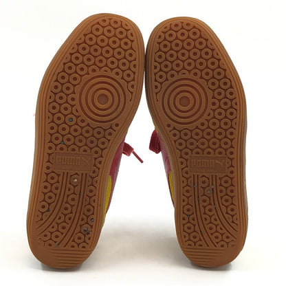 【ジャンク品】【メンズ】 PUMA プーマ PALERMO 396463-01 パレルモ スニーカー シューズ 靴 163-260405-hn-02-fur サイズ：27.5cm US 9.5 カラー：ペレイエロー/クラブレッド 万代Net店