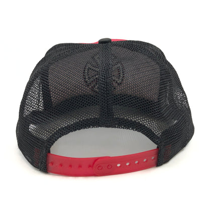 【中古品】【メンズ/レディース】 USED ユーズド IRON CROSS MESH CAP アイアンクロス メッシュキャップ 帽子 185-260628-hn-03-fur サイズ：F カラー：レッド/ブラック 万代Net店