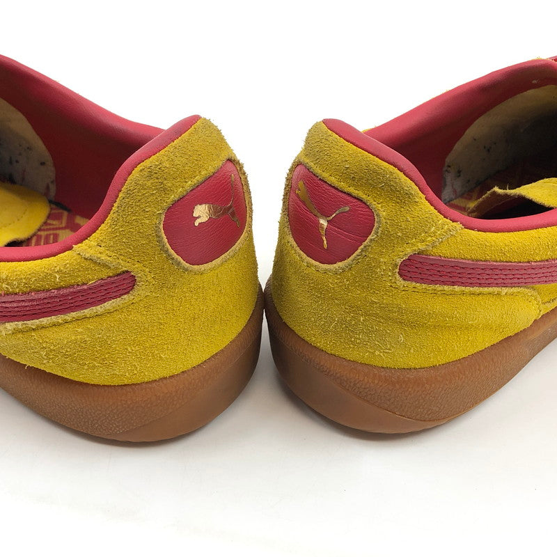 【ジャンク品】【メンズ】 PUMA プーマ PALERMO 396463-01 パレルモ スニーカー シューズ 靴 163-260405-hn-02-fur サイズ：27.5cm US 9.5 カラー：ペレイエロー/クラブレッド 万代Net店