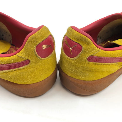 【ジャンク品】【メンズ】 PUMA プーマ PALERMO 396463-01 パレルモ スニーカー シューズ 靴 163-260405-hn-02-fur サイズ：27.5cm US 9.5 カラー：ペレイエロー/クラブレッド 万代Net店