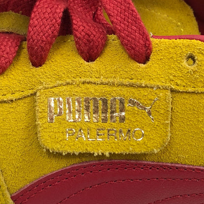 【ジャンク品】【メンズ】 PUMA プーマ PALERMO 396463-01 パレルモ スニーカー シューズ 靴 163-260405-hn-02-fur サイズ：27.5cm US 9.5 カラー：ペレイエロー/クラブレッド 万代Net店