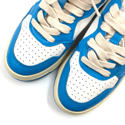 【中古品】【レディース】 AUTRY オートリー LOW CUT SNEAKERS WB26 ローカットスニーカー シューズ 靴 166-260916-hn-05-fur サイズ：37(24.0cm相当) カラー：ホワイト/ライトブルー 万代Net店