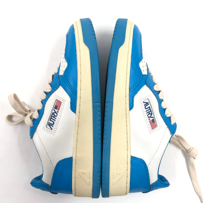 【中古品】【レディース】 AUTRY オートリー LOW CUT SNEAKERS WB26 ローカットスニーカー シューズ 靴 166-260916-hn-05-fur サイズ：37(24.0cm相当) カラー：ホワイト/ライトブルー 万代Net店