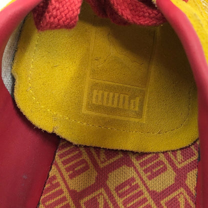 【ジャンク品】【メンズ】 PUMA プーマ PALERMO 396463-01 パレルモ スニーカー シューズ 靴 163-260405-hn-02-fur サイズ：27.5cm US 9.5 カラー：ペレイエロー/クラブレッド 万代Net店