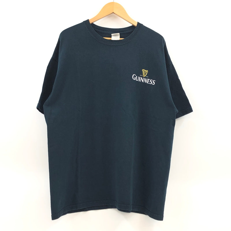 【現状渡し品】【メンズ】 GILDAN ギルダン × GUINNESS ギネス PRINT S/S TEE プリント 半袖Tシャツ トップス 146-260628-hn-04-fur サイズ：XL カラー：ネイビー系 万代Net店
