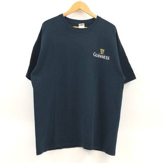 【現状渡し品】【メンズ】 GILDAN ギルダン × GUINNESS ギネス PRINT S/S TEE プリント 半袖Tシャツ トップス 146-260628-hn-04-fur サイズ：XL カラー：ネイビー系 万代Net店