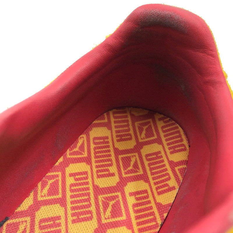 【ジャンク品】【メンズ】 PUMA プーマ PALERMO 396463-01 パレルモ スニーカー シューズ 靴 163-260405-hn-02-fur サイズ：27.5cm US 9.5 カラー：ペレイエロー/クラブレッド 万代Net店