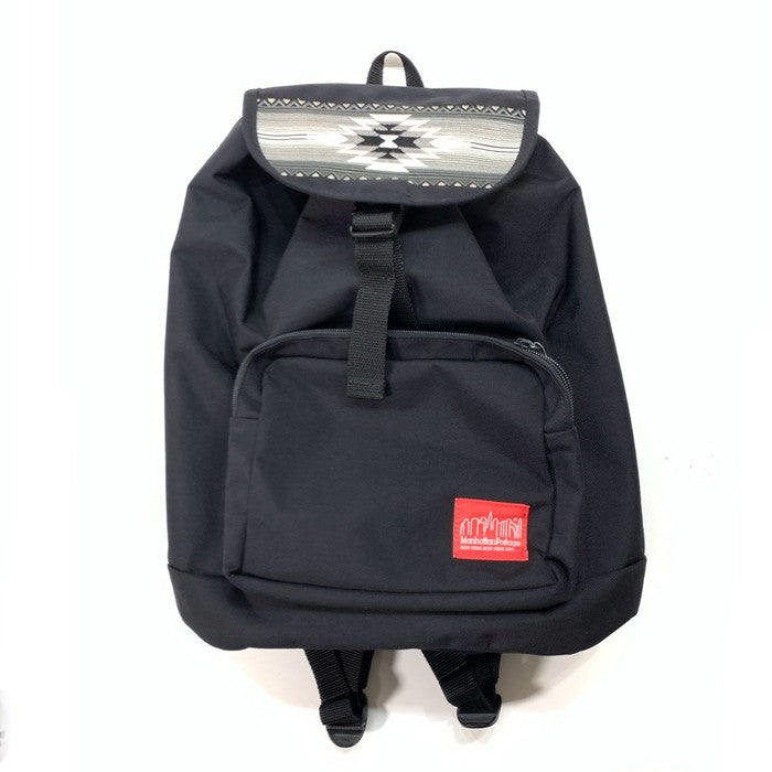 【中古品】【メンズ】 Manhattan Portage マンハッタンポーテージ リュック バックパック ブランド バッグ カバン 188-260131-gm-02-fuz カラー：ブラック チマヨ柄 万代Net店