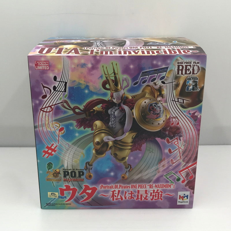 【中古美品】 Portrait.Of.Pirates ワンピース “RE-MAXIMUM” ウタ ～私は最強～ 外箱開封済み 内側の緩衝材未開封 箱イタミあり 047-260917-ti-13-tagh 万代Net店