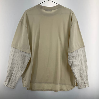 【中古美品】【メンズ】 Adam et Rope' アダムエロペ 長袖 147-260329-SS-02-iwa サイズ：L カラー：アイボリー 万代Net店