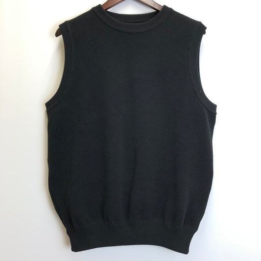 【中古品】【メンズ】 crepuscule クレプスキュール ニットベスト (fuz) 147-240812-yk-8-tom サイズ：2 カラー：ブラック 万代Net店