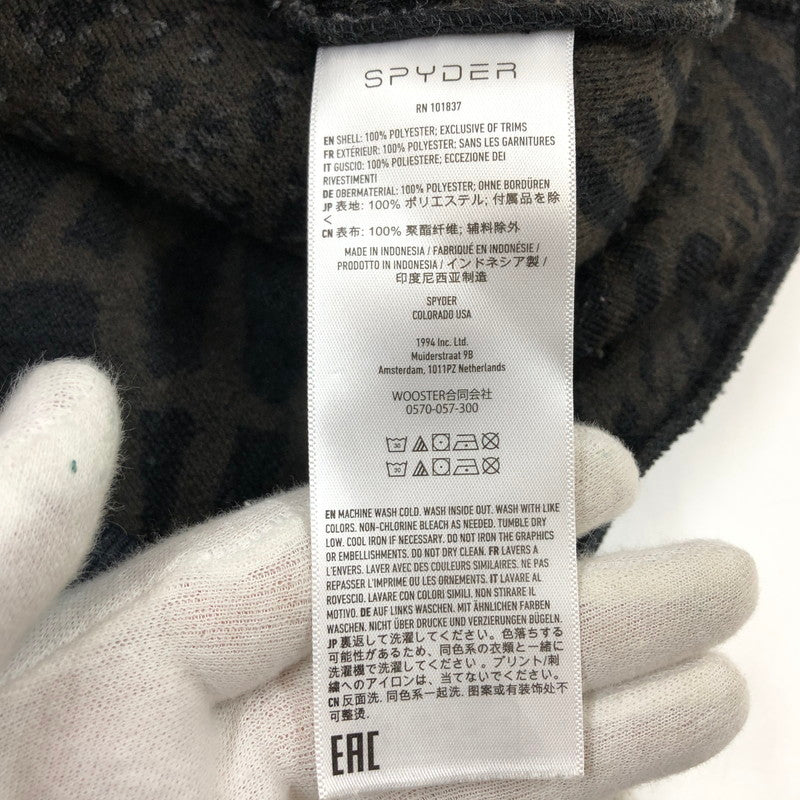 【中古品】【メンズ】 Supreme シュプリーム × Spyder スパイダー 22AW SPYDER WEB POLAR FLEECE JACKET 229632NA スパイダーウェブ ポーラーフリース ジャケット アウター 149-260405-hn-04-fur サイズ：L カラー：グレー/ブラック 万代Net店