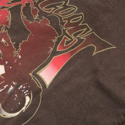 【現状渡し品】【メンズ】 JESSE WHO ジェシーフー 00S WEST COAST CHOPPERS PRINT S/S TEE ウエストコーストチョッパーズ プリント 半袖シャツ トップス 146-260628-hn-06-fur サイズ：L カラー：ブラウン 万代Net店