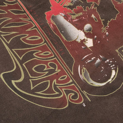 【現状渡し品】【メンズ】 JESSE WHO ジェシーフー 00S WEST COAST CHOPPERS PRINT S/S TEE ウエストコーストチョッパーズ プリント 半袖シャツ トップス 146-260628-hn-06-fur サイズ：L カラー：ブラウン 万代Net店