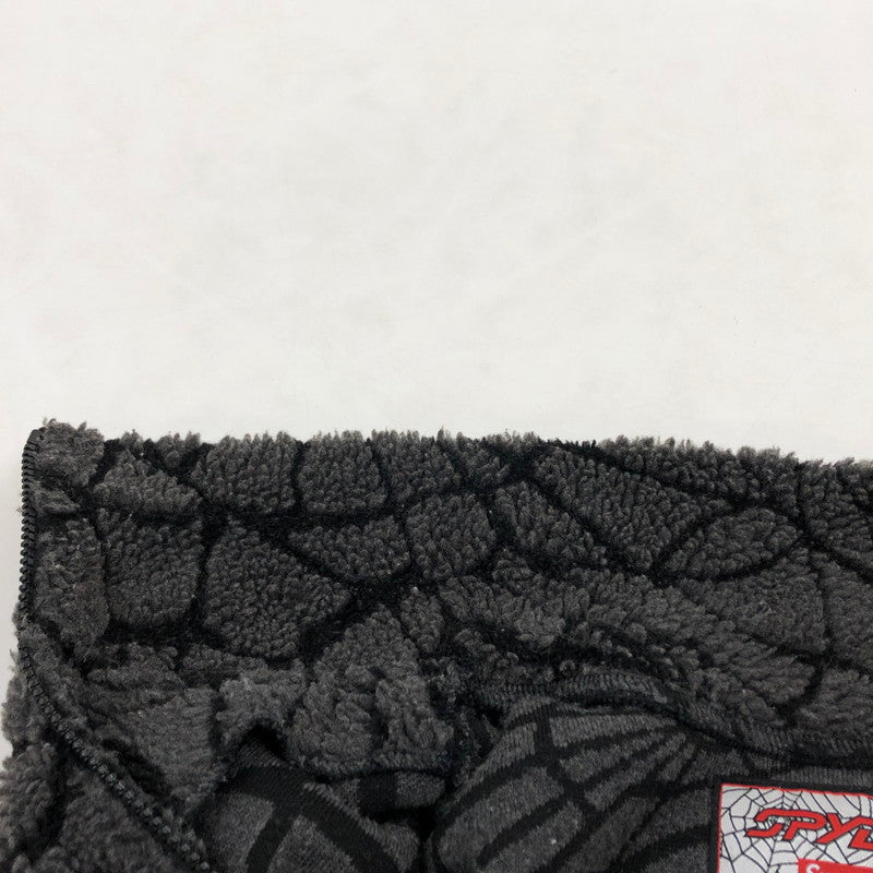 【中古品】【メンズ】 Supreme シュプリーム × Spyder スパイダー 22AW SPYDER WEB POLAR FLEECE JACKET 229632NA スパイダーウェブ ポーラーフリース ジャケット アウター 149-260405-hn-04-fur サイズ：L カラー：グレー/ブラック 万代Net店