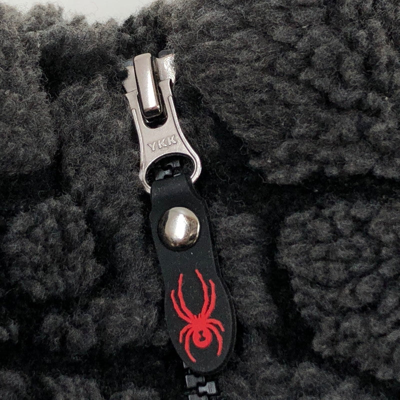 【中古品】【メンズ】 Supreme シュプリーム × Spyder スパイダー 22AW SPYDER WEB POLAR FLEECE JACKET 229632NA スパイダーウェブ ポーラーフリース ジャケット アウター 149-260405-hn-04-fur サイズ：L カラー：グレー/ブラック 万代Net店