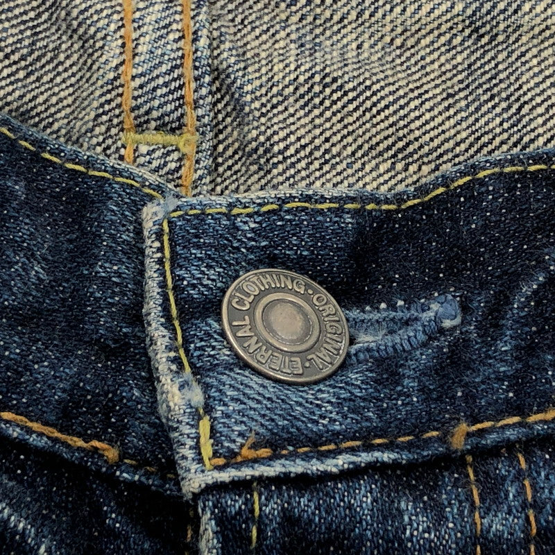 【現状渡し品】【メンズ】 ETERNAL エターナル 53471 デニムパンツ ボトムス 156-260115-hn-05-fur サイズ：34 カラー：インディゴ 万代Net店